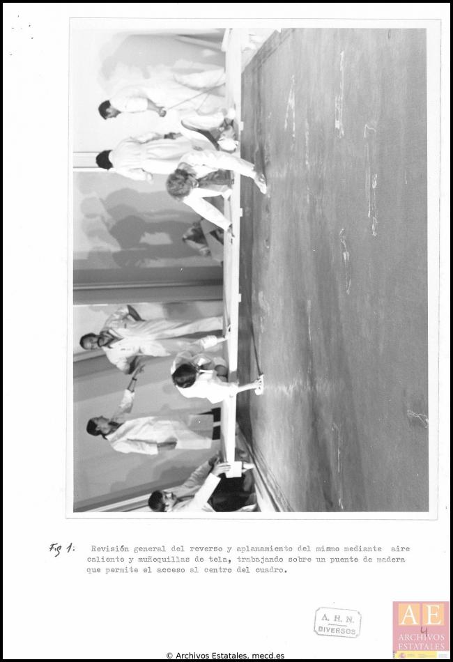 EN Informe técnico sobre el montaje y el estado de conservación de Guernica