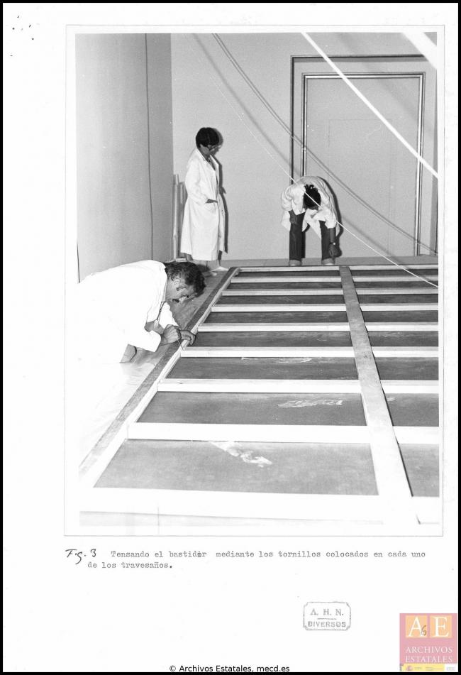 EN Informe técnico sobre el montaje y el estado de conservación de Guernica