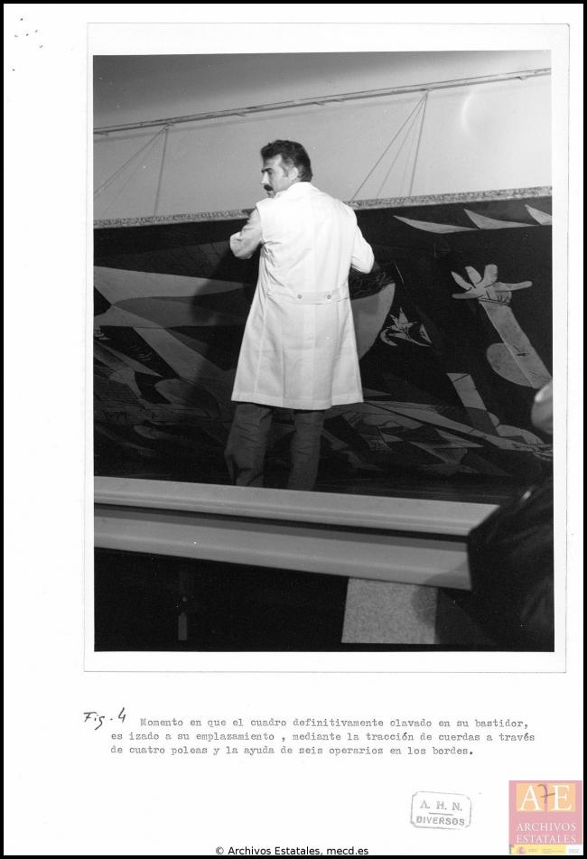 EN Informe técnico sobre el montaje y el estado de conservación de Guernica