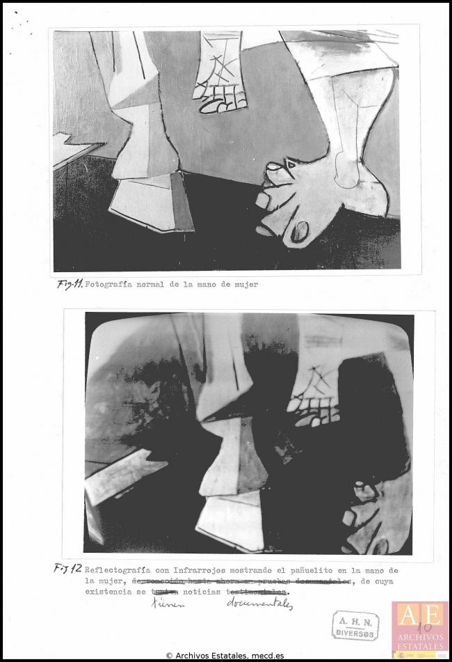 EN Informe técnico sobre el montaje y el estado de conservación de Guernica