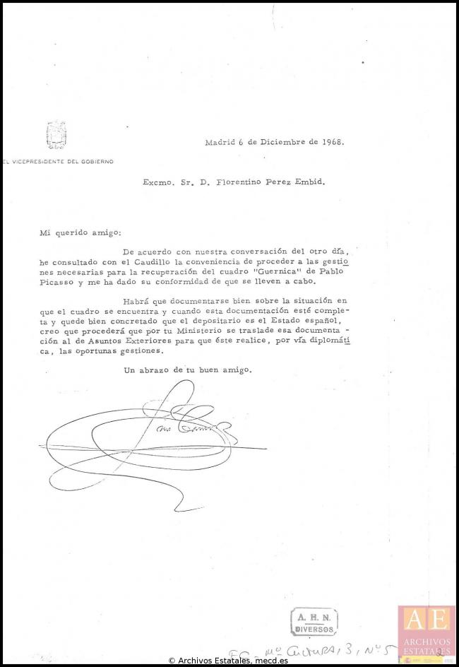EN Carta a Florentino Pérez Embid