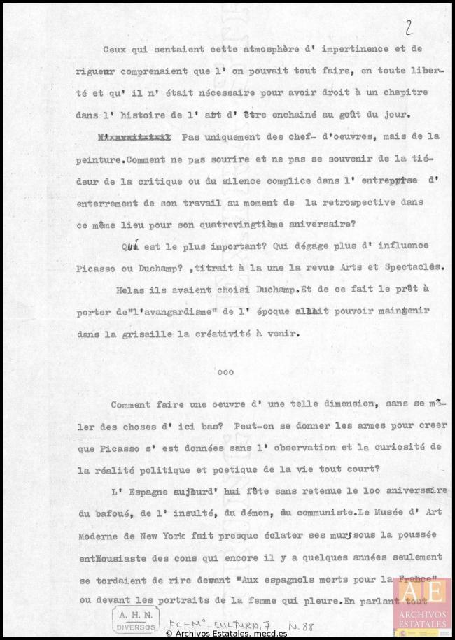 EN Carta de Eduardo Arroyo a Javier Tusell 