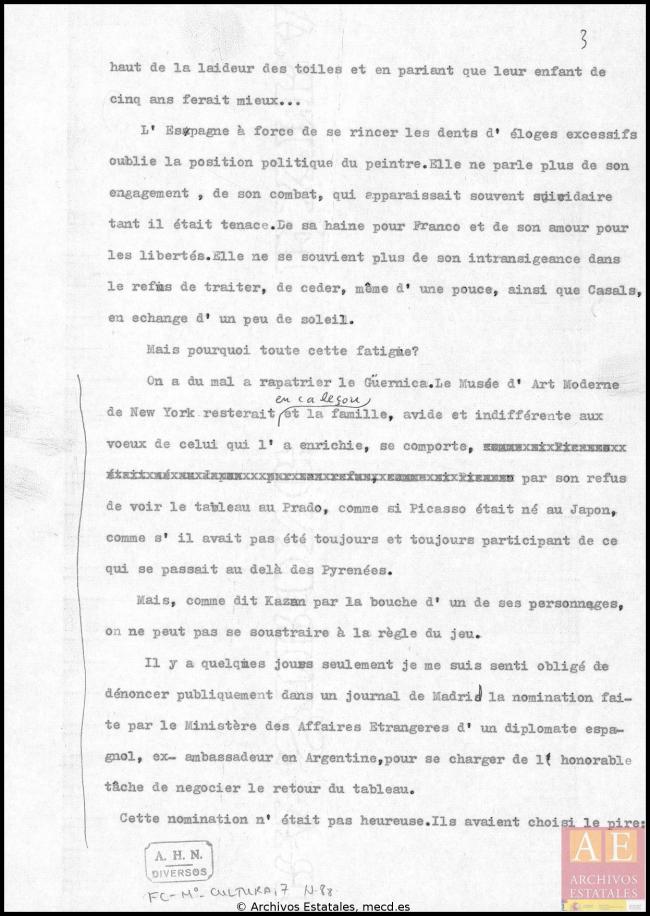 EN Carta de Eduardo Arroyo a Javier Tusell 