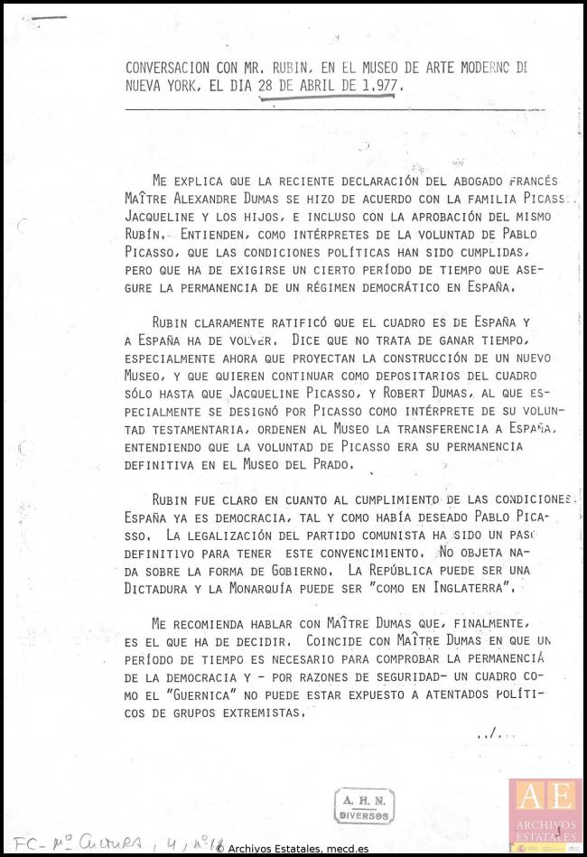 Conversación de José Mario Armero con William Rubin