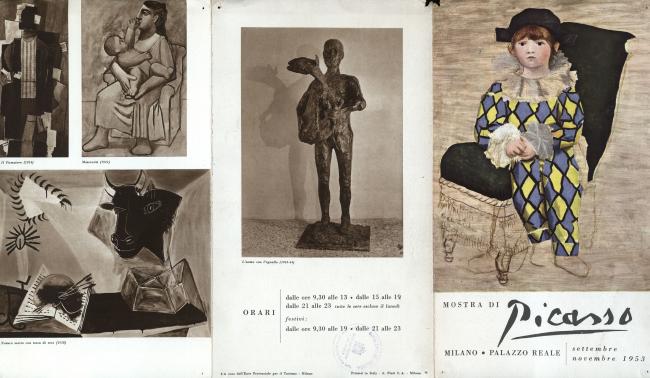 EN Folleto de la exposición del Palazzo Reale de Milán