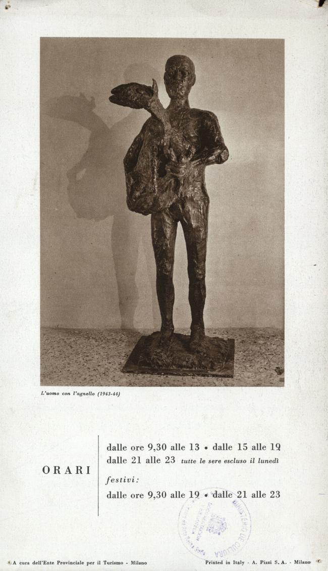 EN Folleto de la exposición del Palazzo Reale de Milán