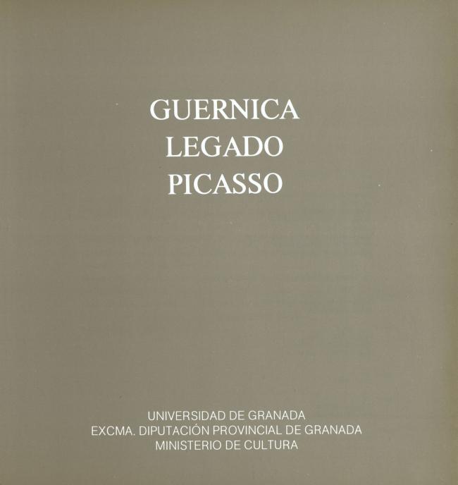 Catálogo de la exposición Guernica. Legado Picasso en Granada