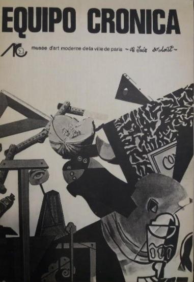 Carpeta catálogo de la exposición Equipo Crónica en el Musée d'Art Moderne de la Ville de Paris