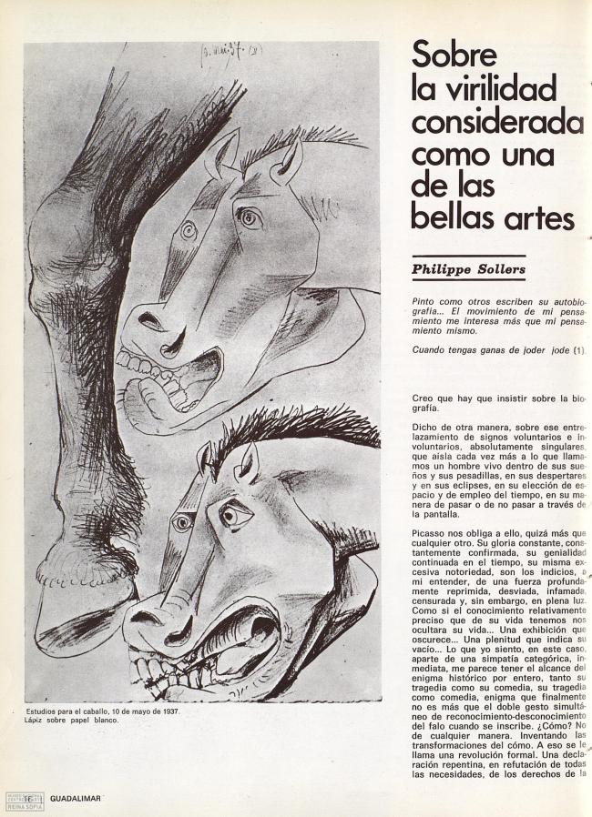 On virility considered as a fine art 