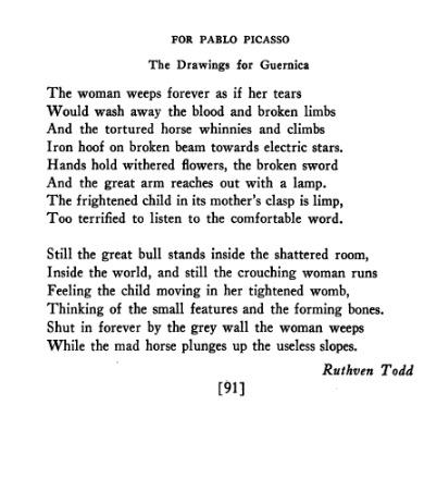 Para Pablo Picasso. Los dibujos para Guernica. 