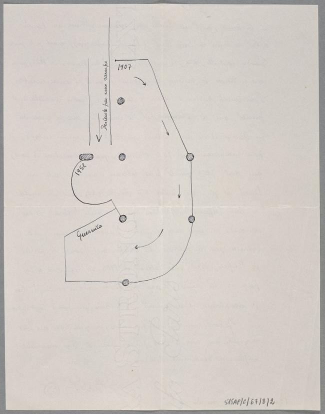 Carta de Maurice Jardot a Pablo Picasso del 23 de febrero de 1954