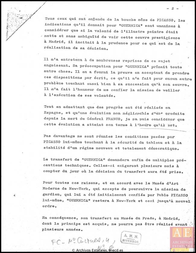 EN Comunicado de Roland Dumas