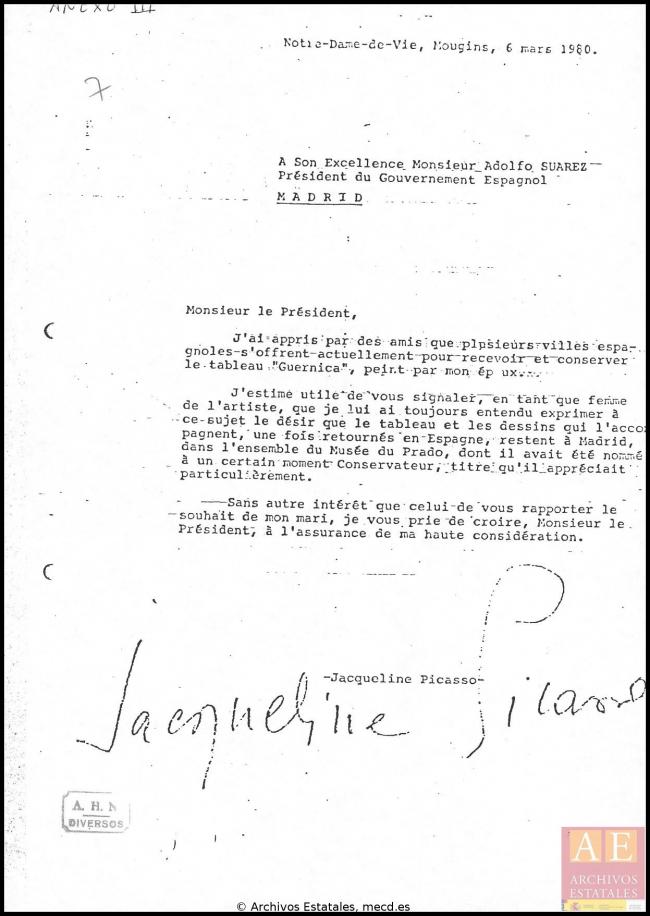 Informe sobre Guernica y anexos