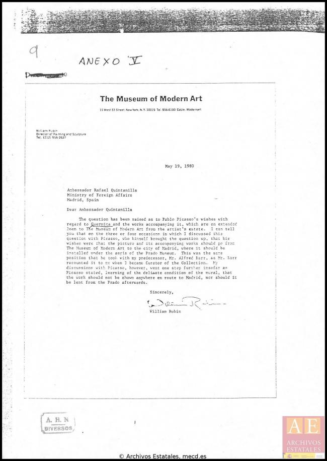 Informe sobre Guernica y anexos