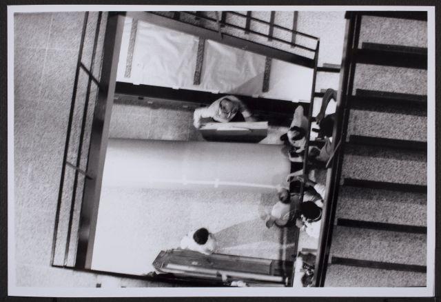 Fotografías del desmontaje de Guernica en el Museum of Modern Art de Nueva York para su posterior traslado a Madrid