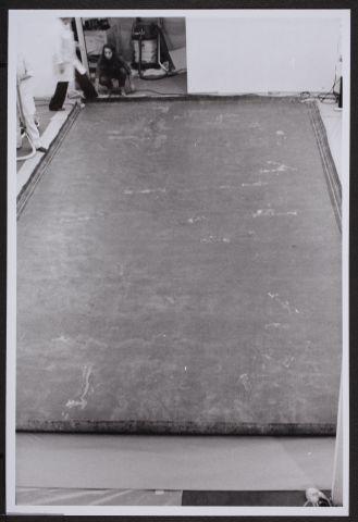 Fotografías del desmontaje de Guernica en el Museum of Modern Art de Nueva York para su posterior traslado a Madrid