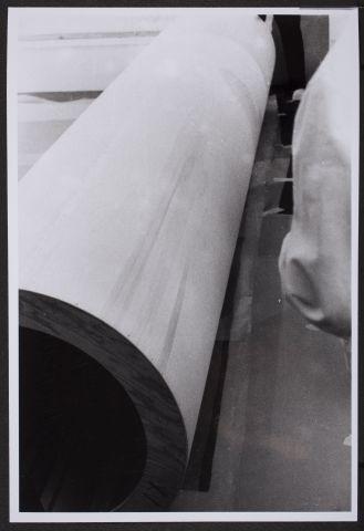 Fotografías del desmontaje de Guernica en el Museum of Modern Art de Nueva York para su posterior traslado a Madrid