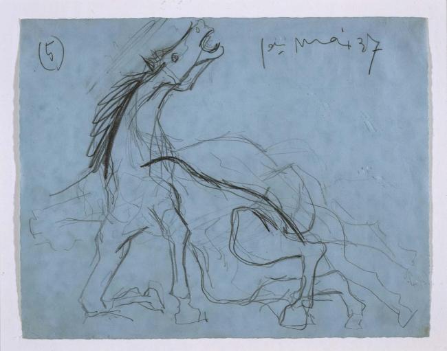 Study for the Horse [II]. Sketch for Guernica