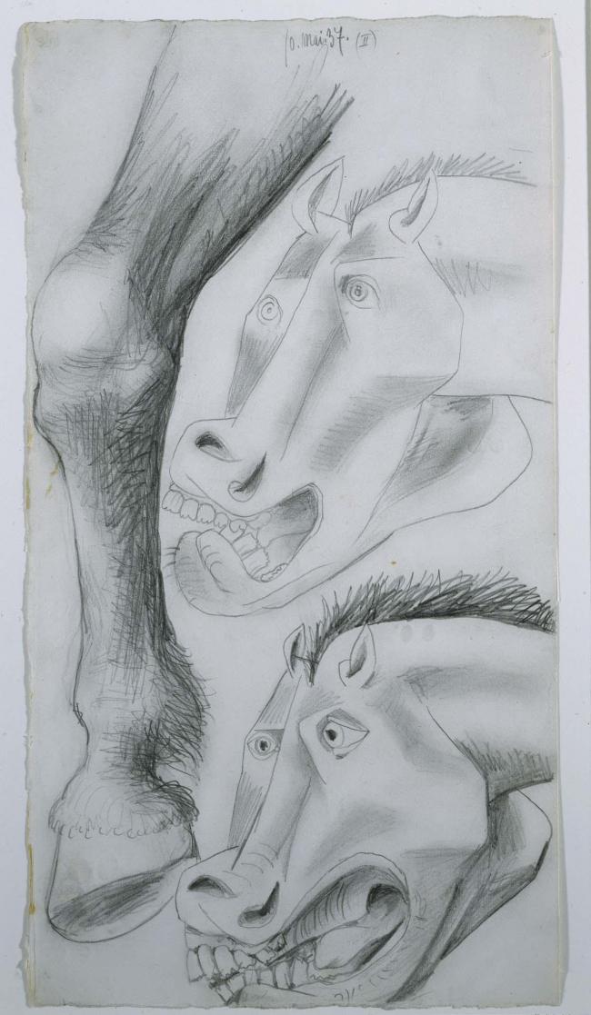 Studies for the Horse. Sketch for Guernica
