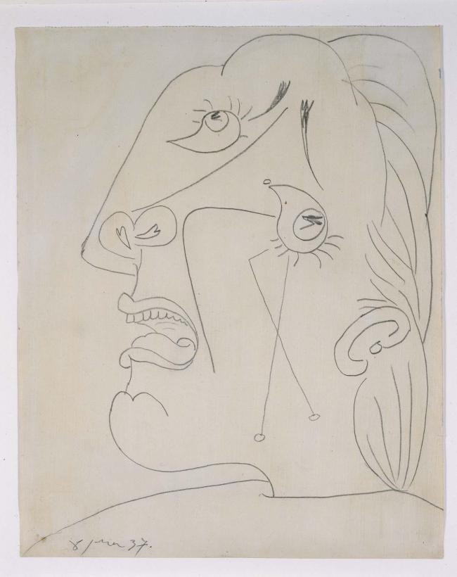 Cabeza llorando (IV). Postscripto de «Guernica»