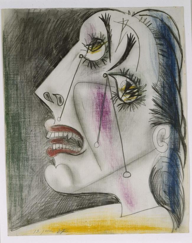 Cabeza llorando (VI). Postscripto de «Guernica»