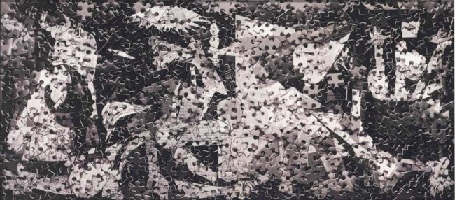 Guernica after Pablo Picasso. Serie Gordian Puzzles