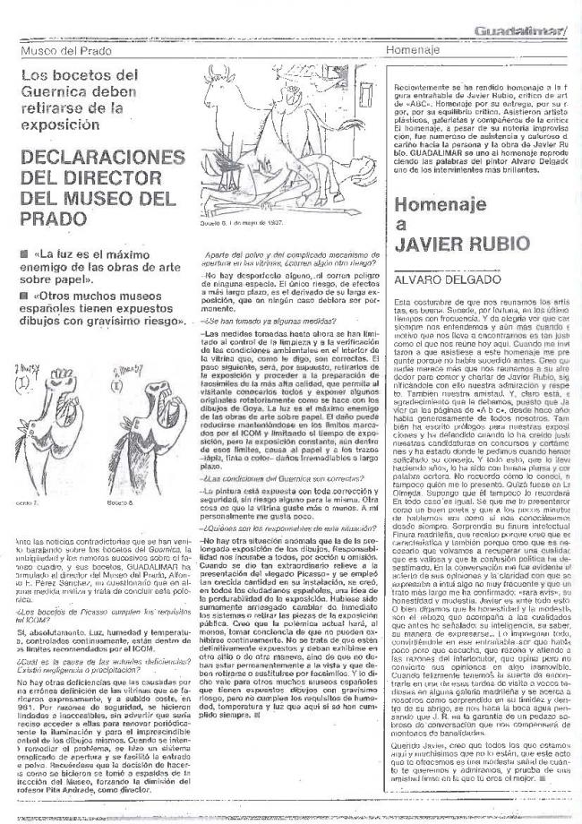 Legado Pablo Picasso: dossier de prensa e instalación del Guernica en el Casón del Buen Retiro