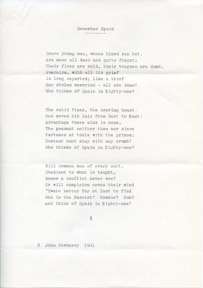 Diez cartas, telegramas y algunos poemas enviados como felicitación por la incorporación de Guernica de Picasso al Museo del Prado