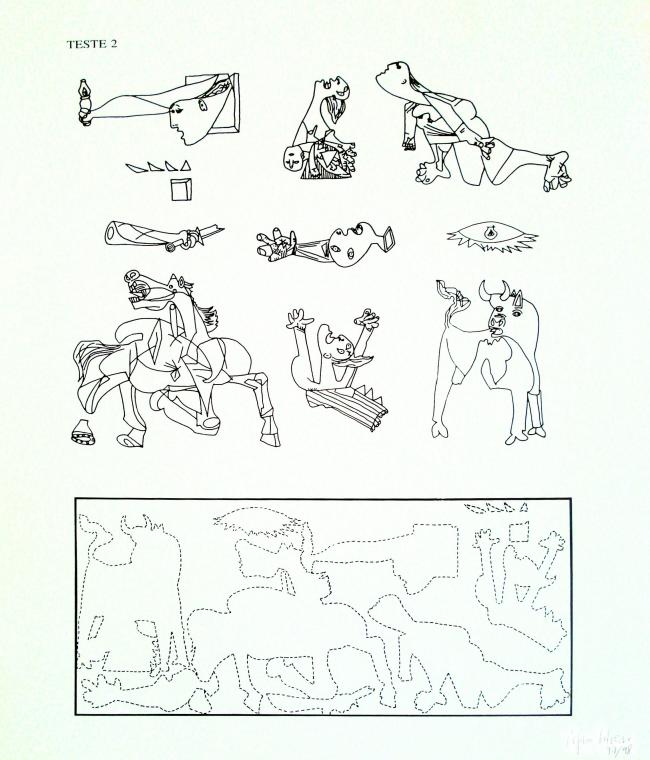 Teste 1 y teste 2, de la serie Jogos de arte