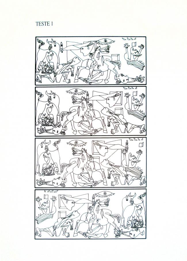 Teste 1 y teste 2, de la serie Jogos de arte