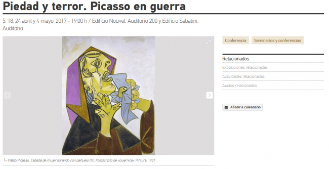 Piedad y terror. Picasso en guerra