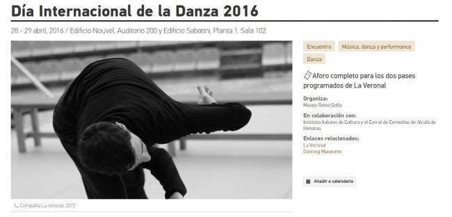 Compañía La Veronal: Equal Elevations. Día Internacional de la Danza 2016