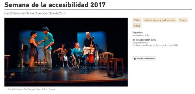 Guernica, testimonio de una época. Semana de la accesibilidad 2017