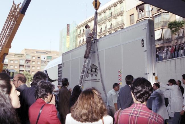 Llegada de Guernica al Museo Reina Sofía