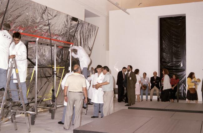 Llegada de Guernica al Museo Reina Sofía