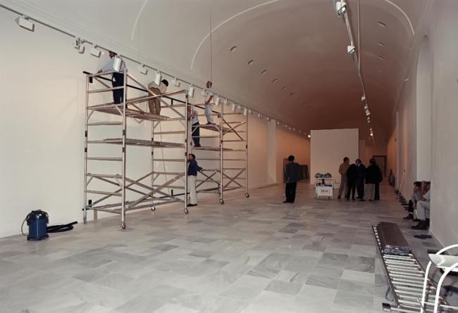 Traslado de Guernica a la sala 206