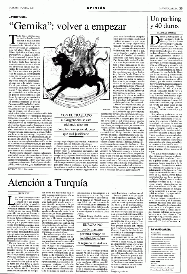 "Gernika": volver a empezar