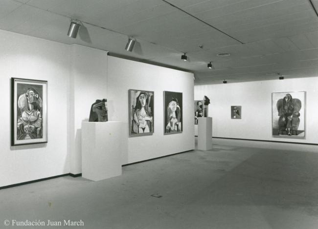 Vista de la exposición antológica de Pablo Picasso celebrada en la Fundación Juan March en el otoño de 1977
