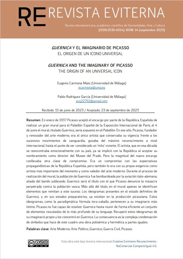 Eugenio Carmona Mato/Pablo Rodríguez García, Guernica and Picasso’s Imagery. The Origin of a Universal Icon, 2023 © CC BY-NC-SA 4.0 2023 