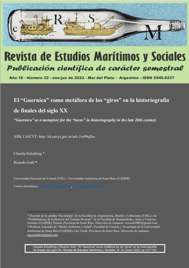 Claudia Scheihing/Ricardo Goñi, El Guernica como metáfora de los «giros» en la historiografía de finales del siglo XX, 2023. © Creative Commons by-NC-SA 4.0, 2023 