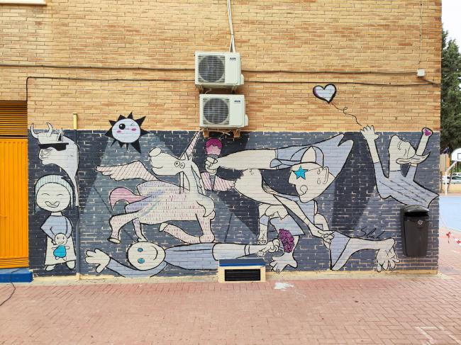 Sbah, El Guernica feliz, 2023. © Sbah, 2023