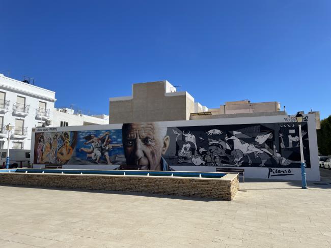 Nauni, El Super, Zoen, Paratas, Mural en Carboneras, Almería, 2013  © Imagen de Noel Samos, 2025 