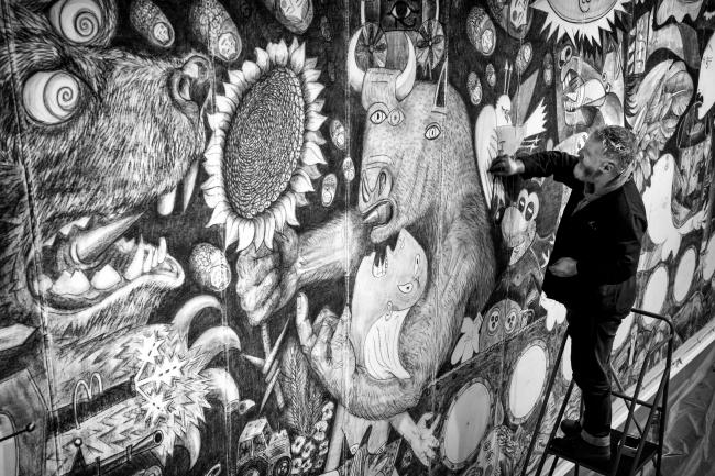 Pete Codling, KINSHIP - a contemporary maritime Guernica, 2023. © Photos by Joe Low Photography 2023