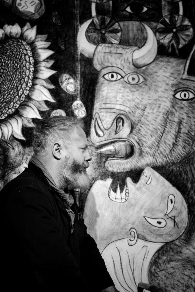 Pete Codling, KINSHIP - a contemporary maritime Guernica, 2023. © Photos by Joe Low Photography 2023