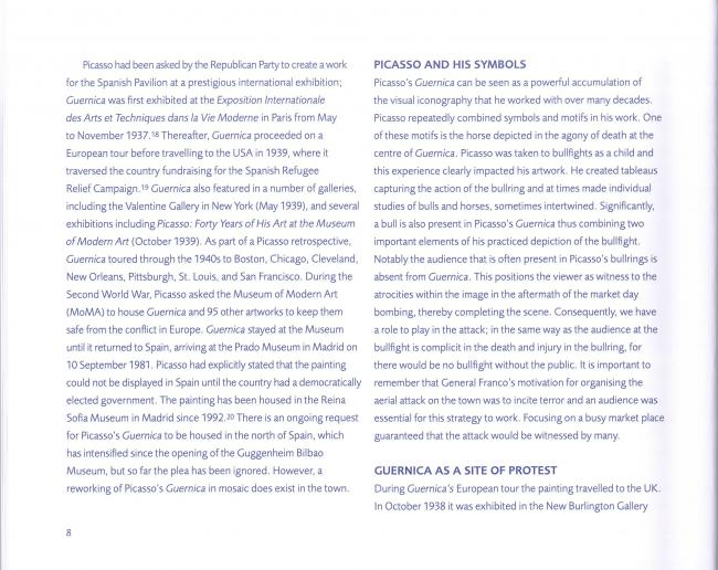 Catálogo de la exposición Guernica Remakings