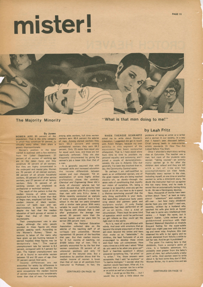 <em>The New York Element</em>, Nueva York, vol. 1, n.º 4, junio-julio, 1969, p. 11