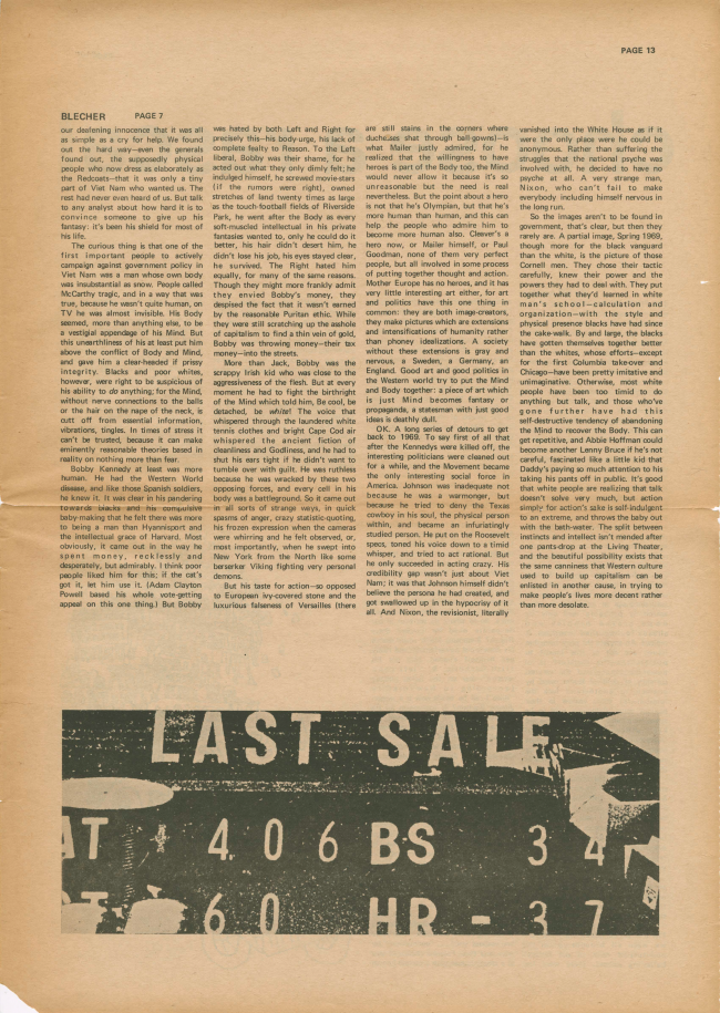 <em>The New York Element</em>, Nueva York, vol. 1, n.º 4, junio-julio, 1969, p. 13