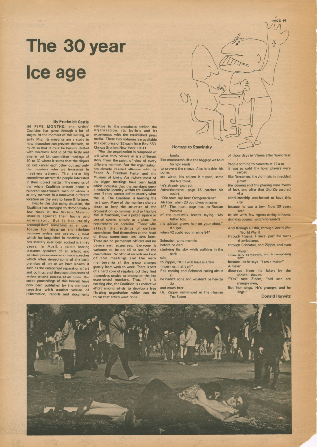 <em>The New York Element</em>, Nueva York, vol. 1, n.º 4, junio-julio, 1969, p. 16
