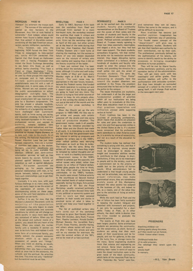 <em>The New York Element</em>, Nueva York, vol. 1, n.º 4, junio-julio, 1969, p. 17