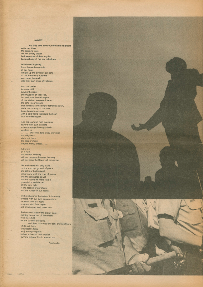 <em>The New York Element</em>, Nueva York, vol. 1, n.º 5, noviembre-diciembre, 1969, p. 10